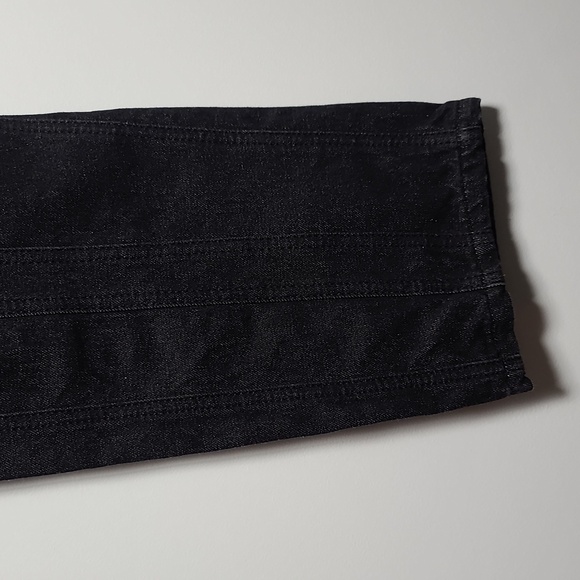 ZARA Panelled Slim in Black Straight Leg Slim Jeans in Size 10/ 42 - Picture 2 of 16